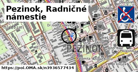 Pezinok, Radničné námestie