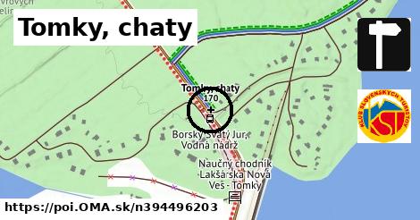 Tomky, chaty
