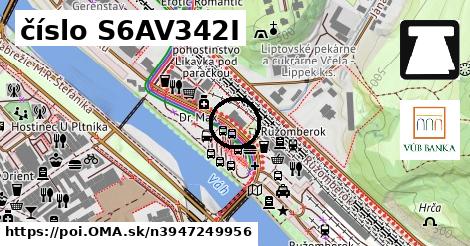 číslo S6AV342I