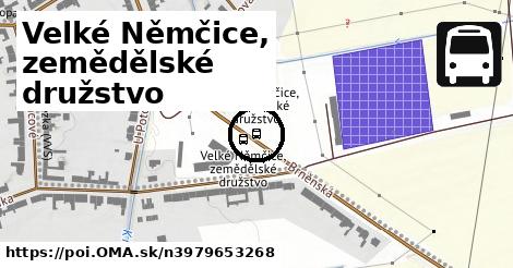 Velké Němčice, zemědělské družstvo