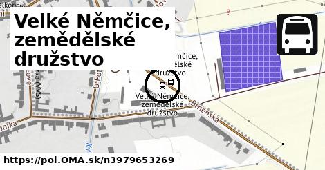 Velké Němčice, zemědělské družstvo