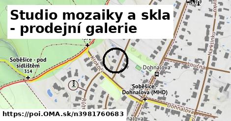 Studio mozaiky a skla - prodejní galerie