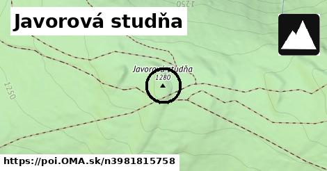 Javorová studňa