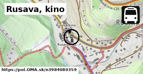 Rusava, kino