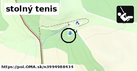 stolný tenis