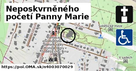 Neposkvrněného početí Panny Marie