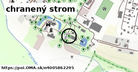 chranený strom
