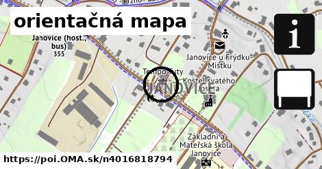 orientačná mapa