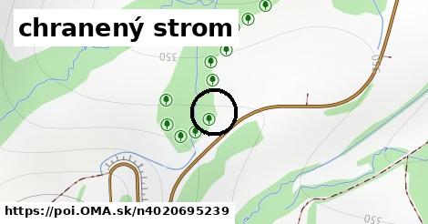 chranený strom