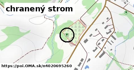 chranený strom