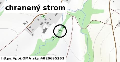 chranený strom