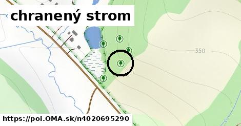 chranený strom