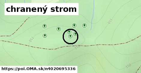 chranený strom