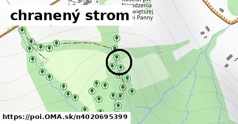 chranený strom