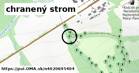 chranený strom