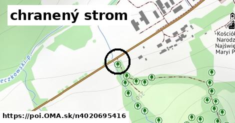 chranený strom