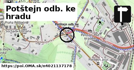 Potštejn odb. ke hradu