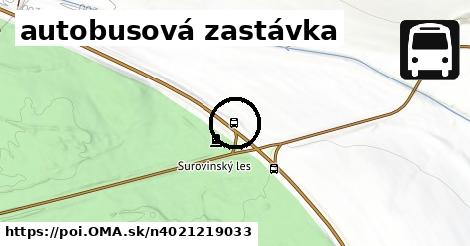 autobusová zastávka