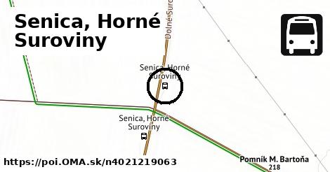 Senica, Horné Suroviny