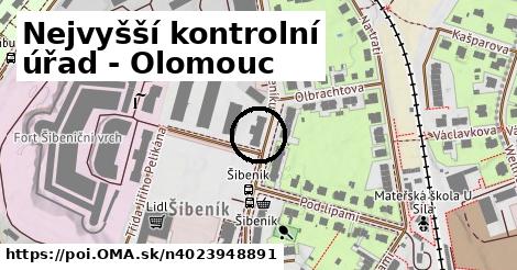 Nejvyšší kontrolní úřad - Olomouc