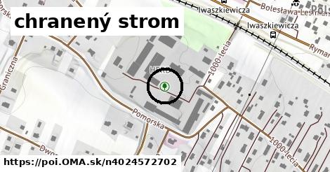 chranený strom