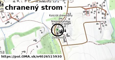 chranený strom