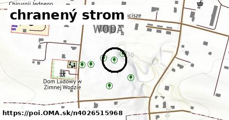 chranený strom