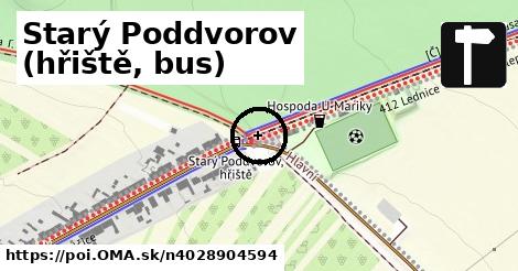 Starý Poddvorov (hřiště, bus)