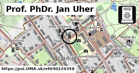 Prof. PhDr. Jan Uher