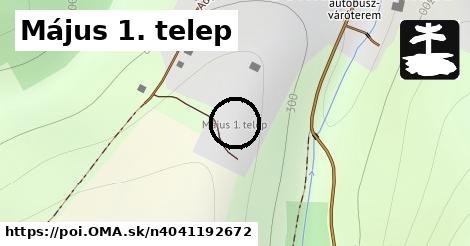 Május 1. telep