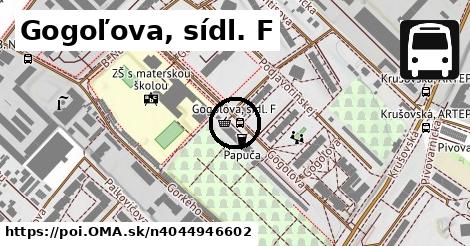 Gogoľova, sídl. F