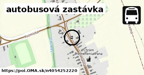 autobusová zastávka