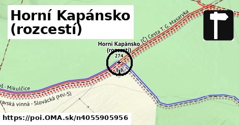 Horní Kapánsko (rozcestí)