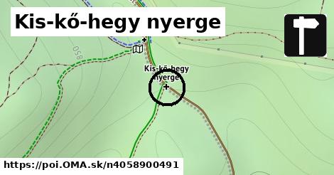 Kis-kő-hegy nyerge