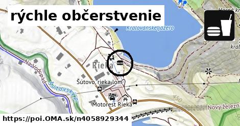 rýchle občerstvenie