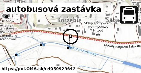 autobusová zastávka