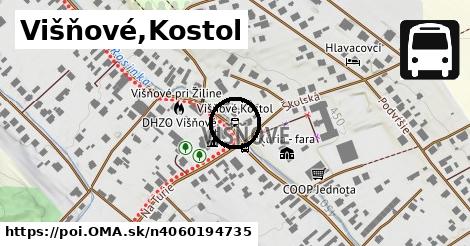 Višňové,Kostol