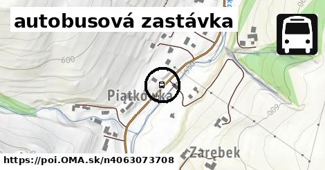 autobusová zastávka