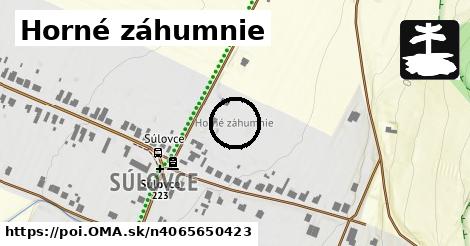 Horné záhumnie