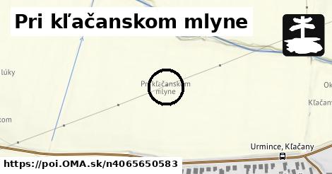 Pri kľačanskom mlyne