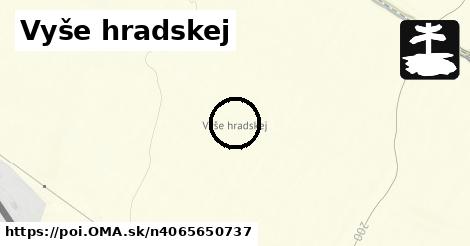 Vyše hradskej