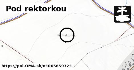 Pod rektorkou