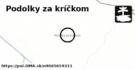 Podolky za kríčkom