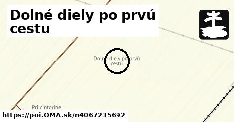 Dolné diely po prvú cestu