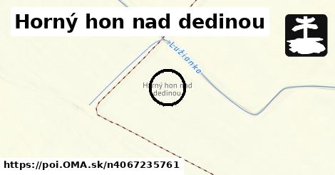 Horný hon nad dedinou