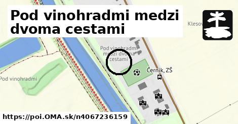 Pod vinohradmi medzi dvoma cestami