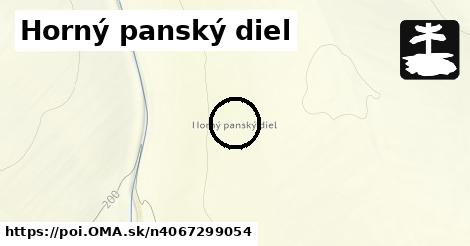 Horný panský diel