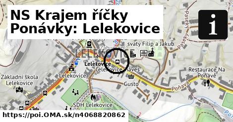 NS Krajem říčky Ponávky: Lelekovice