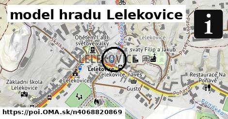 model hradu Lelekovice