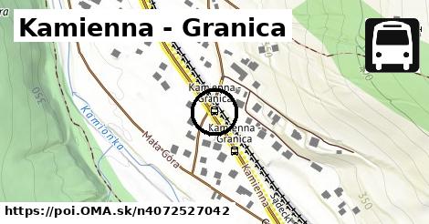 Kamienna - Granica